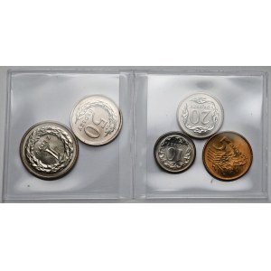 5–50 Groschen und 1 Złoty 1991 – Set (5 Stück)