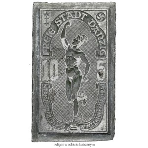 Free City of Gdańsk, Die for the 10 + 5 fenig stamp “Winter Aid”