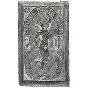 Free City of Gdańsk, Die for the 10 + 5 fenig stamp “Winter Aid”