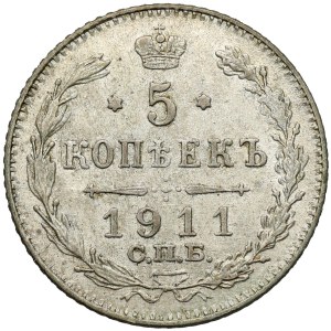 Russland, Nikolaus II., 5 Kopeken, 1911