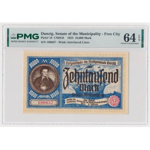 Gdańsk, 10,000 marks, 1923 – June