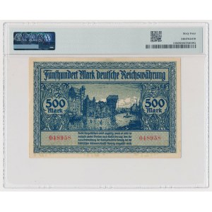Gdańsk, 500 marks, 1922