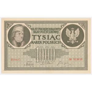 1 000 mkp 1919 máj – III. séria C