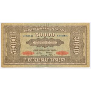50,000 mkp 1922 - X