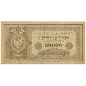 50,000 mkp 1922 - X