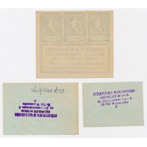 Set of ration cards: Warsaw, World War I (bread) and the People's Republic of Poland, 1989 (meat)
