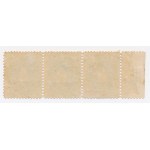 Newfoundland, pás známok 3 × 1 cent z rokov 1880–1892 s certifikátom BPA