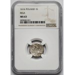 Sigismund III Vasa, Riga Shilling, 1616