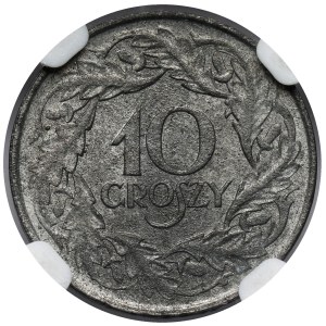 General Government, 10 groszy, 1923