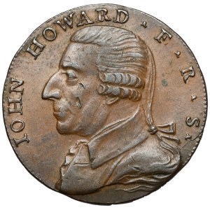 Regno Unito, Birmingham, Halfpenny 1792 - John Howard