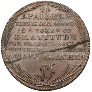 Wielka Brytania, Londyn, Halfpenny (~1797) - John Palmer