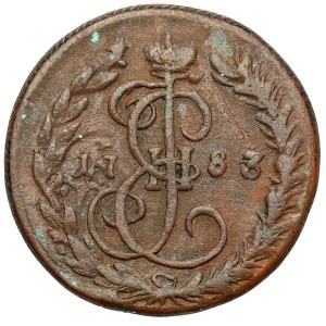 Russia, Catherine II, Denga 1783 KM