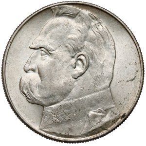 Piłsudski, 10 zlotých, 1936