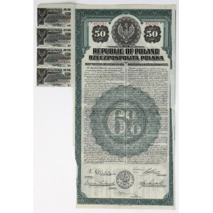 6% Dollar Loan in Gold, $50 Bond, 1920
