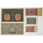 Set mit polnischen Banknoten von 1916 bis 1988, darunter die 100-mkp-Banknote mit dem General (11 Stück)
