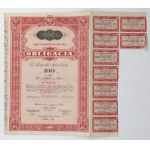 ZAWIERCIE Em.1, 100 zł 1929 i Pożyczka Narodowa Obligacja 100 zł 1934 (4szt)