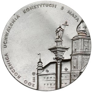 SILVER Medal: 200 Years of the May 3 Constitution / John Paul II