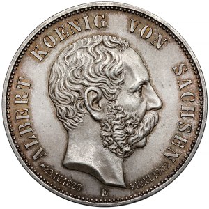 Sassonia, 5 marchi 1902-E - emissione postuma