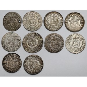Sigismund III Vasa, Bydgoszcz 1.5-raki, 1616–1626 + Riga – set (10 pcs)
