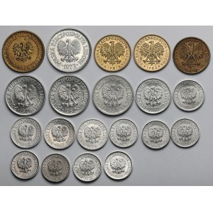 5 groszy - 2 złote 1961-1983 - zestaw (20szt)
