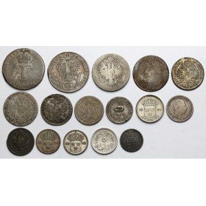 Europa, hauptsächlich Silbermünzen – Set (16 Stück)