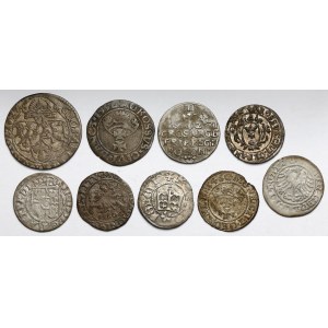 From Olbracht to Sigismund III, set of coins (9 pieces)