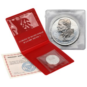 100 zlotych, 1982, John Paul II - standard postmark - in a case