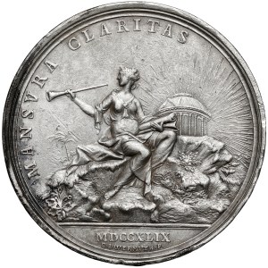 Henryk Brühl Medal, 1749—First Minister to Augustus III of Saxony—EXTREMELY RARE