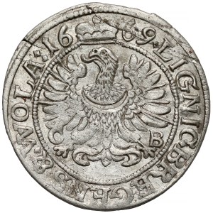 Schlesien, Chrystian Wołowski, 3 Kreuzer 1669 CB, Brzeg