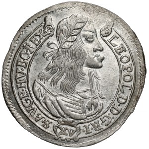 Ungarn, Leopold I., 15 Kreuzer, 1664 KB