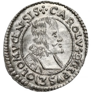 Austria, Charles II of Liechtenstein, 3 kreuzer, 1669, Olomouc