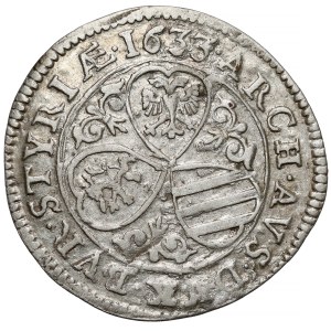 Austria, Ferdynand II, 3 krajcary 1633, Graz