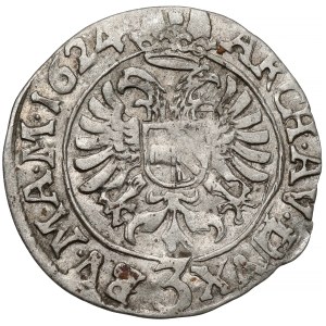 Rakúsko, Ferdinand II., 3 krejce, 1624, Kutná Hora