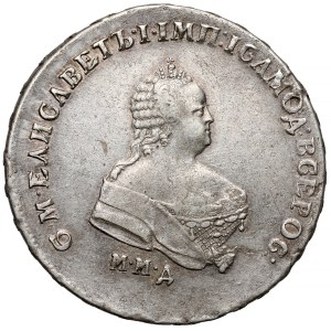 Rosja, Elżbieta, Połtina 1747 ММД, Moskwa - RZADKI rok