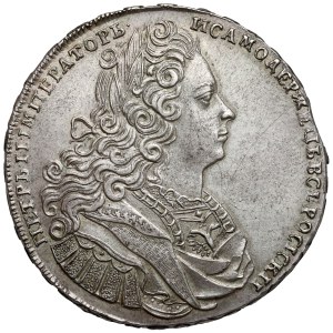 Rosja, Piotr II, Rubel 1728, Moskwa - z BŁĘDEM