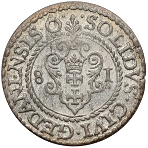 Stefan Batory, Szeląg, Danzig 1581