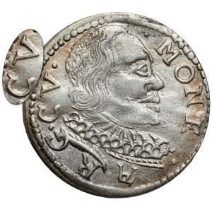 Kurlandia, Wilhelm Kettler, Trojak Mitawa 1598 - CV