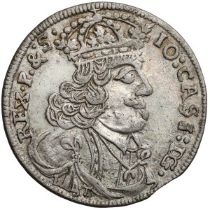 Ján II. Kazimír, Šiestak, Krakov 1657 / 56 IT – veľmi pekná