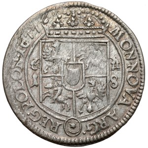 Jan III Sobieski, Ort Bydgoszcz 1677 - inicjały MH