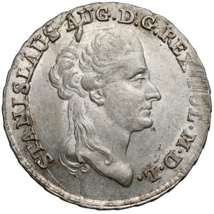 Poniatowski, 2-złoty coin, 1789 EB—beautiful