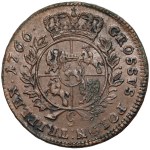 Poniatowski, Trojak 1766 g, Kraków - zbrojarz