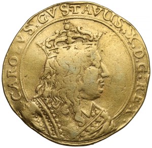 Karol X Gustaw, Portugał Elbląg 1658 NH - jedyny znany na...