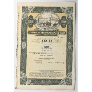 Jaworznickie Komunalne Kopalnie Węgla, 500 zł 1932