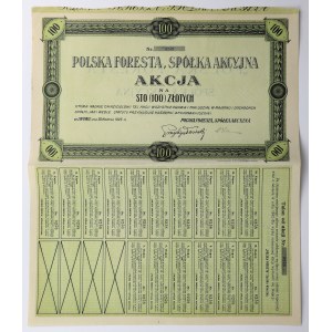 POLSKA FORESTA, 100 zlotých, 1925