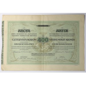 Land Bank for Galicia, Silesia, and Bukovina, 400 kr, 1918