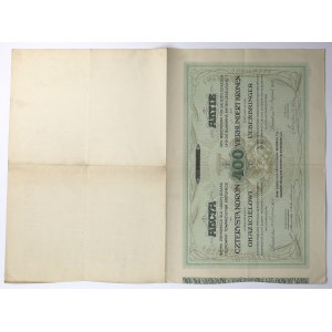 Land Bank for Galicia, Silesia, and Bukovina, 400 kr, 1918