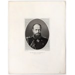 Russia, Print featuring a portrait of Alexander III - Wittmann Ch. Imprimérie (Paris)