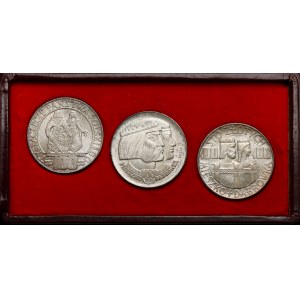 100 zlotych, 1966, Mieszko and Dąbrówka—3 variants in a case