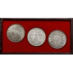 100 zlotych, 1966, Mieszko and Dąbrówka—3 variants in a case