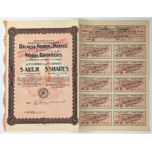 STANDARD NOBEL w Polsce, 5x 50 zł 1925